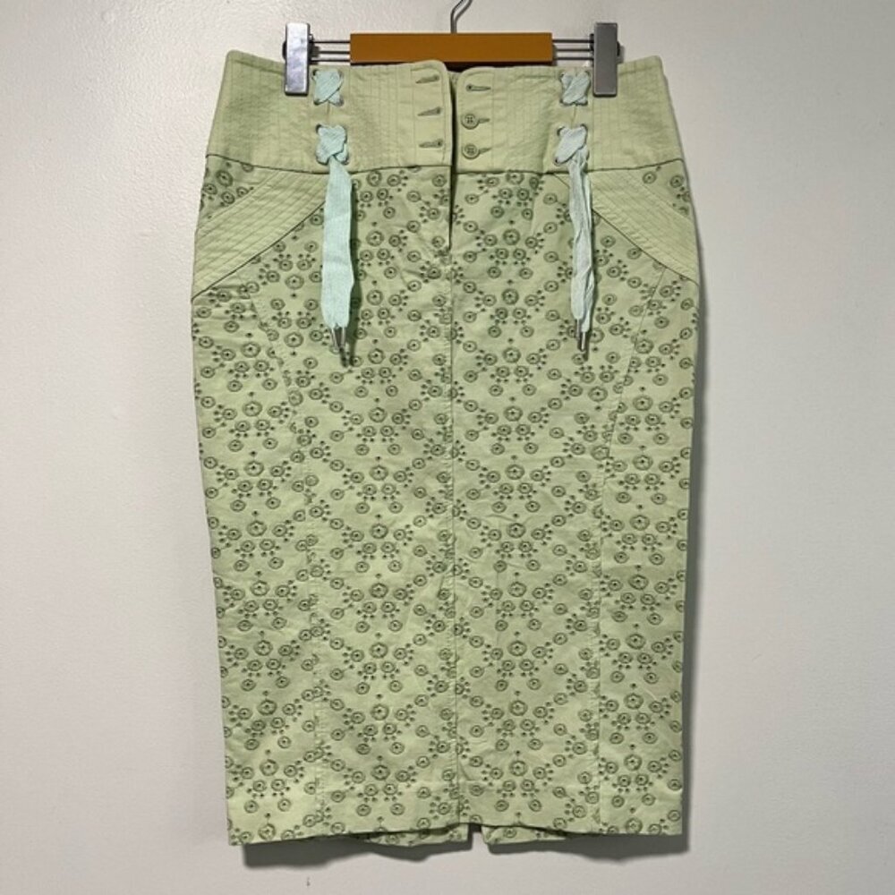 Antonio Berardi Women’s High-Waisted Floral Pencil Skirt Size 44